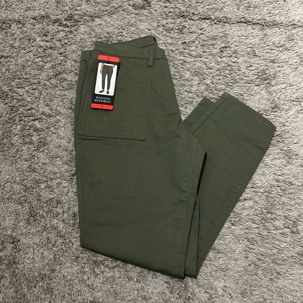 Banana Republic high rise twill pant